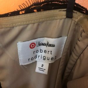 Black strapless dress